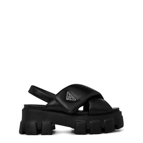 womens prada slides|prada monolith sandals.